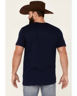 Cody James Men's Heather Navy Eagle Western Graphic Short Sleeve T-Shirt 9 Cody James Men's Heather Navy Eagle Western Graphic Short Sleeve T-Shirt -Cody James 2000343149 410 P4