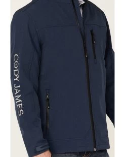 Cody James Core Men's Steamboat Logo Zip-Front Softshell Jacket 7 Cody James Core Men's Steamboat Logo Zip-Front Softshell Jacket -Cody James 2000343274 410 P3