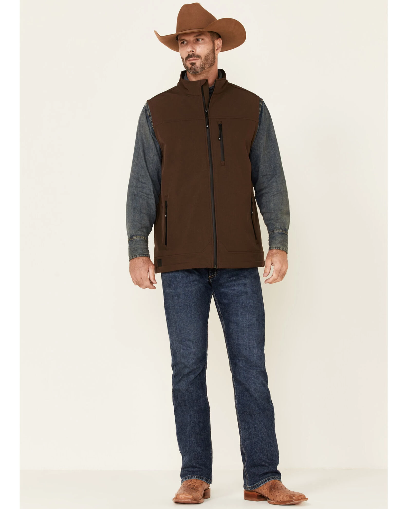 Cody James Core Men's Bonded Wrightwood Zip-Front Softshell Vest - Big & Tall 6 Cody James Core Men's Bonded Wrightwood Zip-Front Softshell Vest - Big & Tall - Image 4