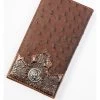 Cody James Men's Bifold Ostrich Print Embossed Rodeo Wallet 1 Cody James Men's Bifold Ostrich Print Embossed Rodeo Wallet -Cody James 2000346689 200 P1