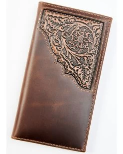 Cody James Men's Brown Rodeo Tooled Leather Wallet 6 Cody James Men's Brown Rodeo Tooled Leather Wallet -Cody James 2000346691 200 P1 1