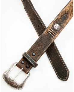 Cody James Men's Hair-On Cross Concho Western Belt 5 Cody James Men's Hair-On Cross Concho Western Belt -Cody James 2000348883 200 P2