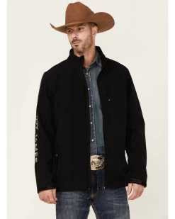 Cody James Core Men's Serape Logo Sleeve Zip-Front Steamboat Jacket 8 Cody James Core Men's Serape Logo Sleeve Zip-Front Steamboat Jacket -Cody James 2000350758 001 P1 1