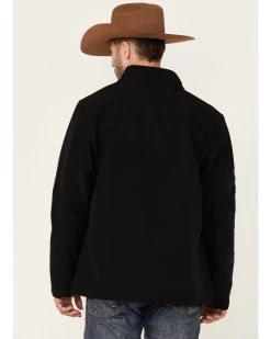 Cody James Core Men's Royal Embroidered Logo Sleeve Zip-Front Steamboat Jacket -Cody James 2000350760 001 P4 1