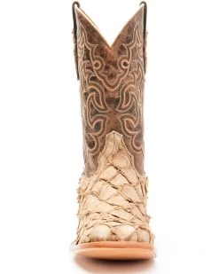 Cody James Men's Exotic Pirarucu Western Boots - Broad Square Toe  -Cody James 2000351584 280 P4