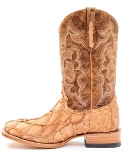 Cody James Men's Caramel Matte Pirarucu Exotic Western Boots - Broad Square Toe 11 Cody James Men's Caramel Matte Pirarucu Exotic Western Boots - Broad Square Toe -Cody James 2000351586 255 P3