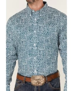 Cody James Core Men's Workforce Floral Print Long Sleeve Button-Down Western Shirt 8 Cody James Core Men's Workforce Floral Print Long Sleeve Button-Down Western Shirt -Cody James 2000351664 941 P3
