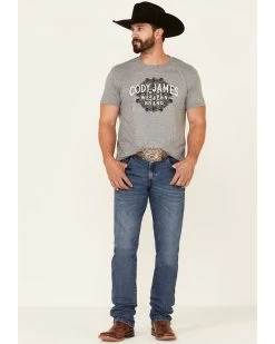 Cody James Men's Gray Southwestern Cylinder Graphic Short Sleeve T-Shirt 7 Cody James Men's Gray Southwestern Cylinder Graphic Short Sleeve T-Shirt -Cody James 2000351762 070 P2