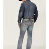 Cody James Core Men's Bear Down Light Wash Stretch Slim Bootcut Jeans