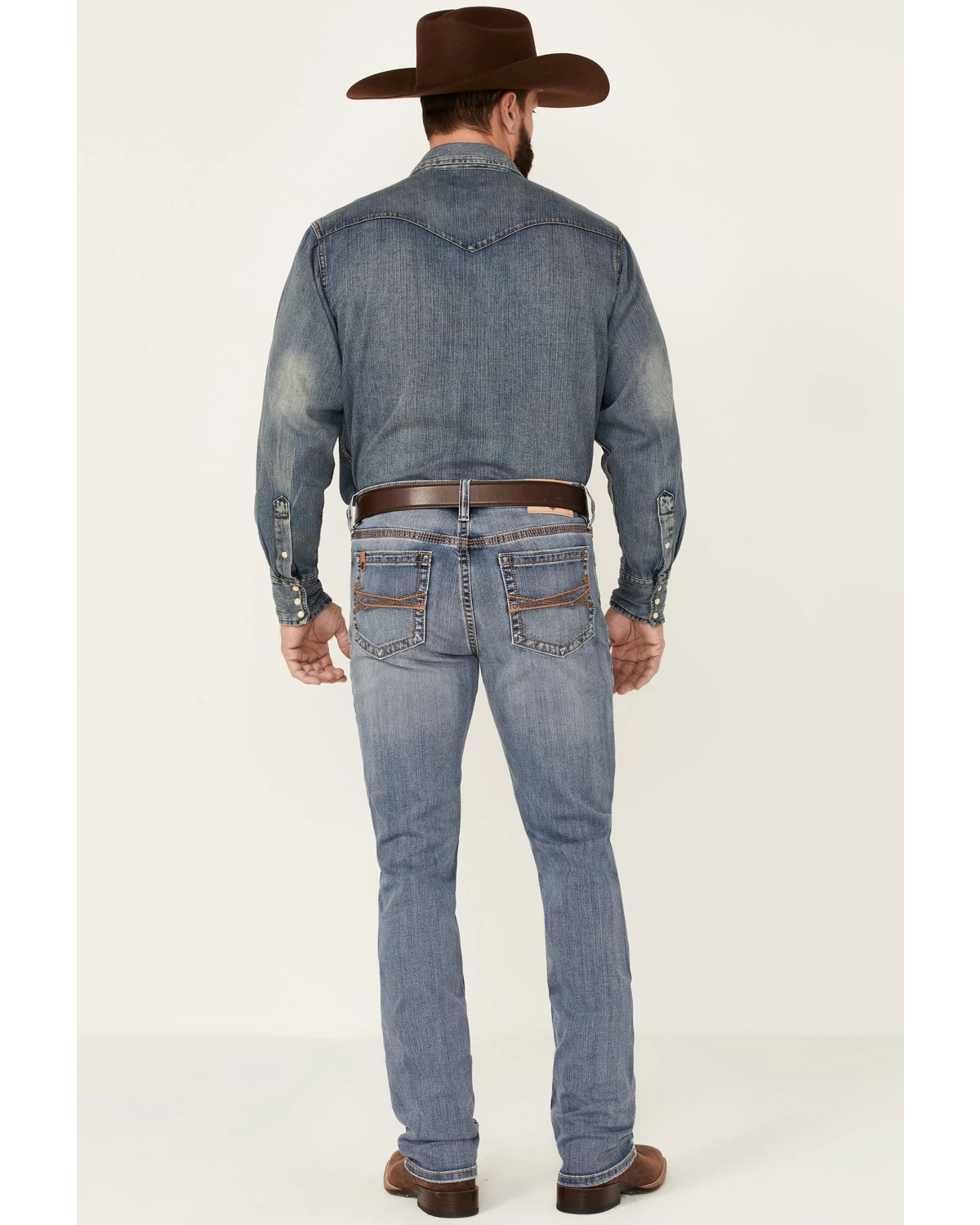 Cody James Core Men's Wild Ride Light Wash Performance Stretch Slim Straight Jeans 6 Cody James Core Men's Wild Ride Light Wash Performance Stretch Slim Straight Jeans - Image 4