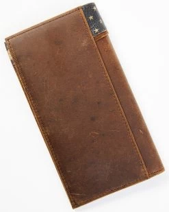 Cody James Men's Distressed Patriotic Checkbook Wallet -Cody James 2000351819 942 P3