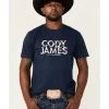 Cody James Men's Navy Southwestern Logo Short Sleeve T-Shirt  -Cody James 2000352228 410 P1