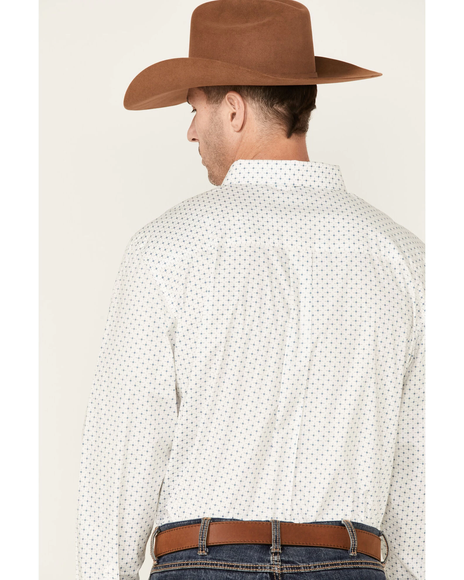Cody James Core Men's Old Soul Mini Geo Print Long Sleeve Button-Down Western Shirt 5 Cody James Core Men's Old Soul Mini Geo Print Long Sleeve Button-Down Western Shirt - Image 4