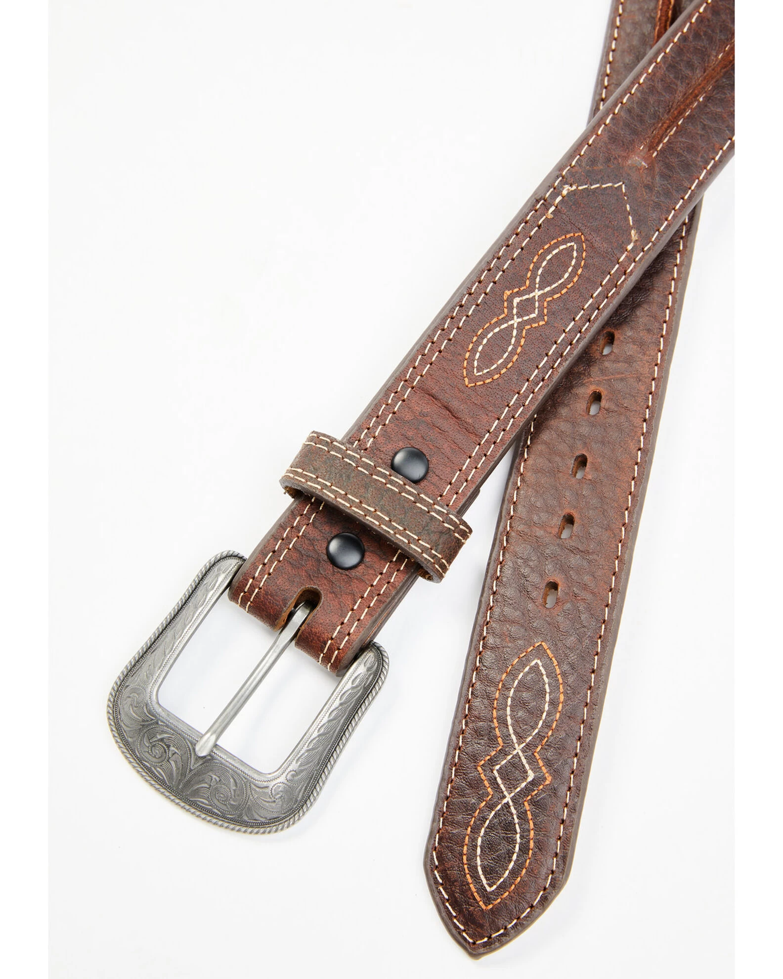 Cody James Men's Pebbled Leather Western Belt 4 Cody James Men's Pebbled Leather Western Belt - Image 2