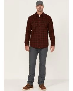 Cody James Men's FR Plaid Print Long Sleeve Snap Work Shirt  -Cody James 2000357955 601 P2