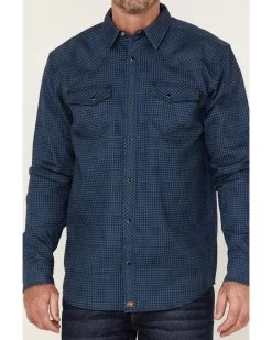 Cody James Men's FR Houndstooth Check Long Sleeve Snap Work Shirt  -Cody James 2000357962 420 P3