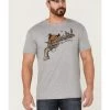 Cody James Men's Gun Scene Graphic Charcoal T-Shirt  -Cody James 2000359053 020 P1