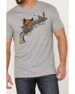 Cody James Men's Gun Scene Graphic Charcoal T-Shirt 8 Cody James Men's Gun Scene Graphic Charcoal T-Shirt -Cody James 2000359053 020 P3