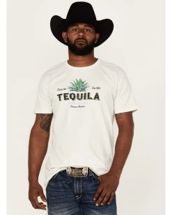 Cody James Men's Tequila Shot Ivory Graphic Short Sleeve T-ShirtÂ