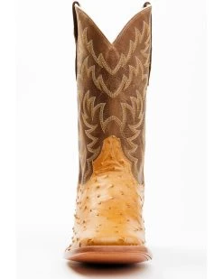 Cody James Men's Full-Quill Ostrich Exotic Western Boots - Broad Square Toe  -Cody James 2000359773 200 P4