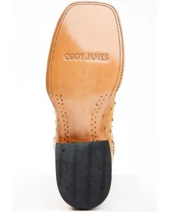 Cody James Men's Full-Quill Ostrich Exotic Western Boots - Broad Square Toe  -Cody James 2000359773 200 P7