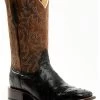 Cody James Men's Saddle Black Full-Quill Ostrich Exotic Western Boots - Broad Square Toe  -Cody James 2000359778 001 P1