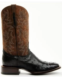 Cody James Men's Saddle Black Full-Quill Ostrich Exotic Western Boots - Broad Square Toe 10 Cody James Men's Saddle Black Full-Quill Ostrich Exotic Western Boots - Broad Square Toe -Cody James 2000359778 001 P2 1