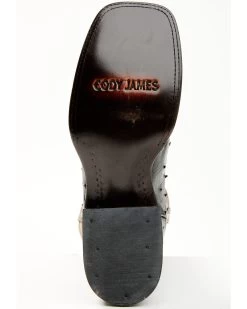 Cody James Men's Saddle Black Full-Quill Ostrich Exotic Western Boots - Broad Square Toe  -Cody James 2000359778 001 P7