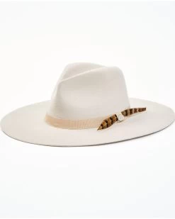 Cody James Men's 3X Silver Belly 9 Line Band Pinch Wool Felt Western HatÂ
