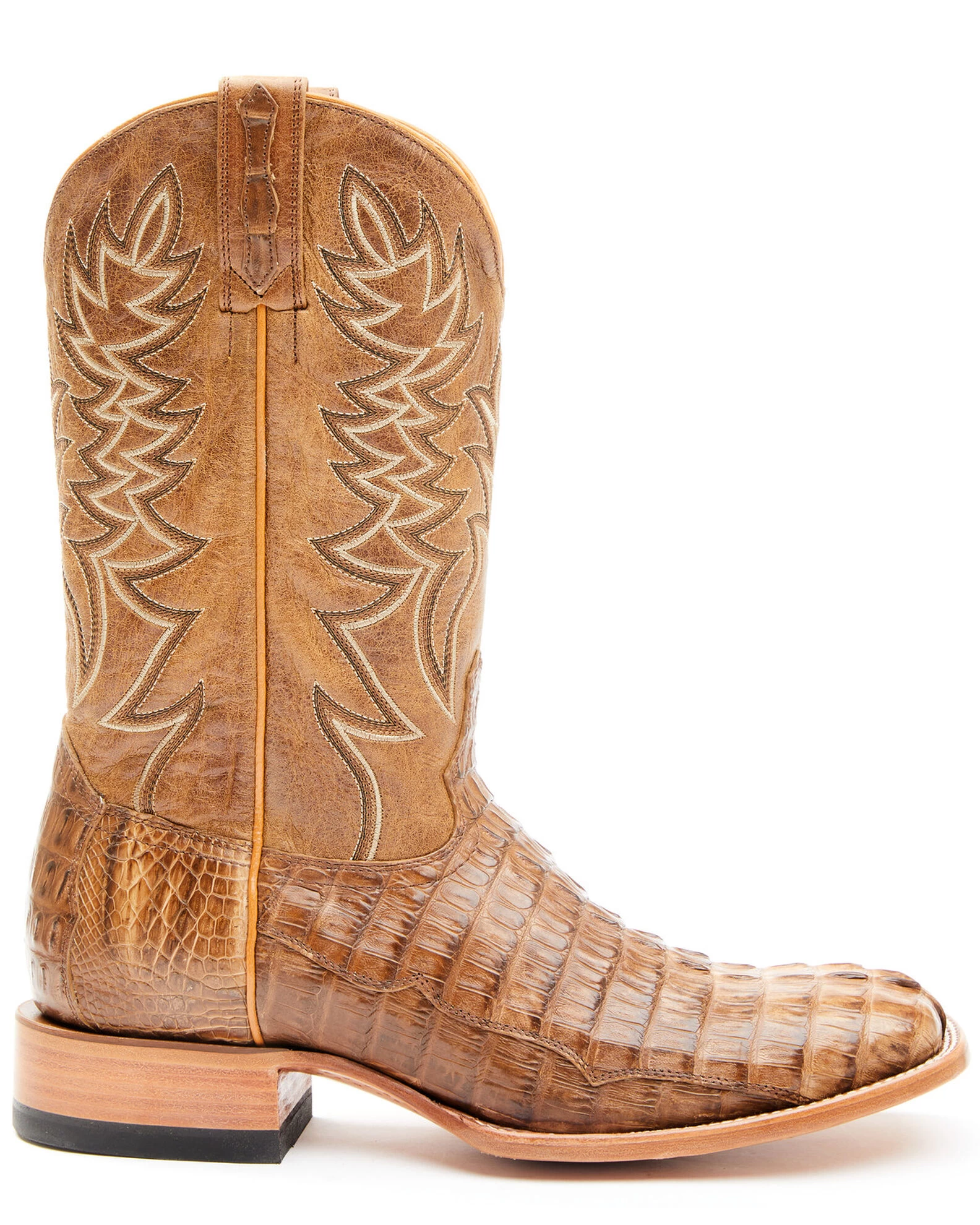 Cody James Men's Exotic Caiman Tail Western Boots - Broad Square Toe 4 Cody James Men's Exotic Caiman Tail Western Boots - Broad Square Toe - Image 2