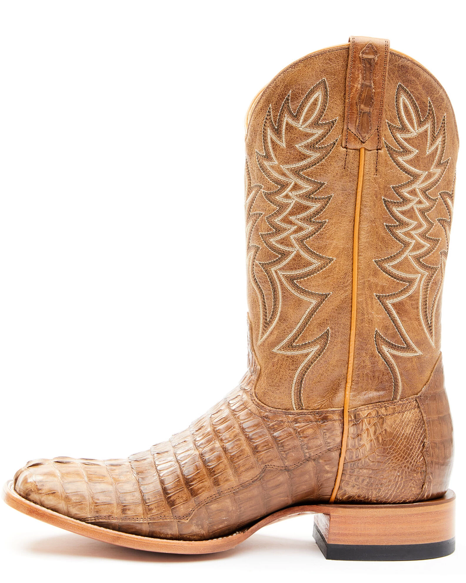 Cody James Men's Exotic Caiman Tail Western Boots - Broad Square Toe 5 Cody James Men's Exotic Caiman Tail Western Boots - Broad Square Toe - Image 3