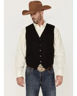 Cody James Men's Highlands Slub Button-Front Western Vest 7 Cody James Men's Highlands Slub Button-Front Western Vest -Cody James 2000364439 001 P1 1