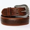 Cody James Men's Ostrich Print Tooled Belt -Cody James 2000366776 200 P1