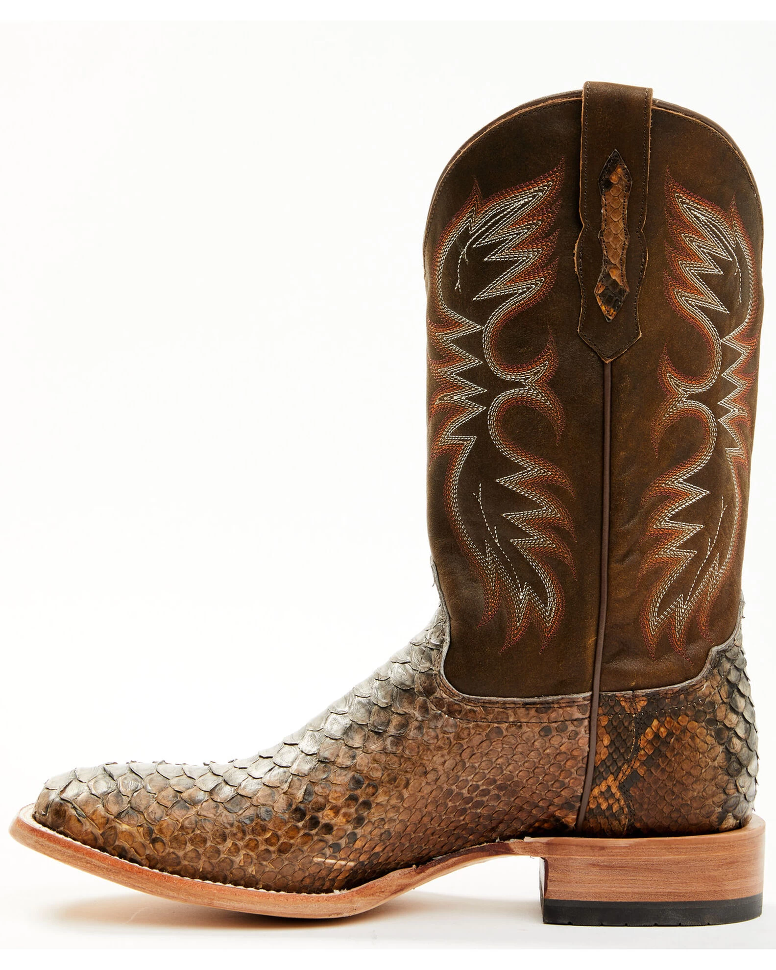 Cody James Men's Python Exotic Western Boots - Broad Square Toe 5 Cody James Men's Python Exotic Western Boots - Broad Square Toe - Image 3