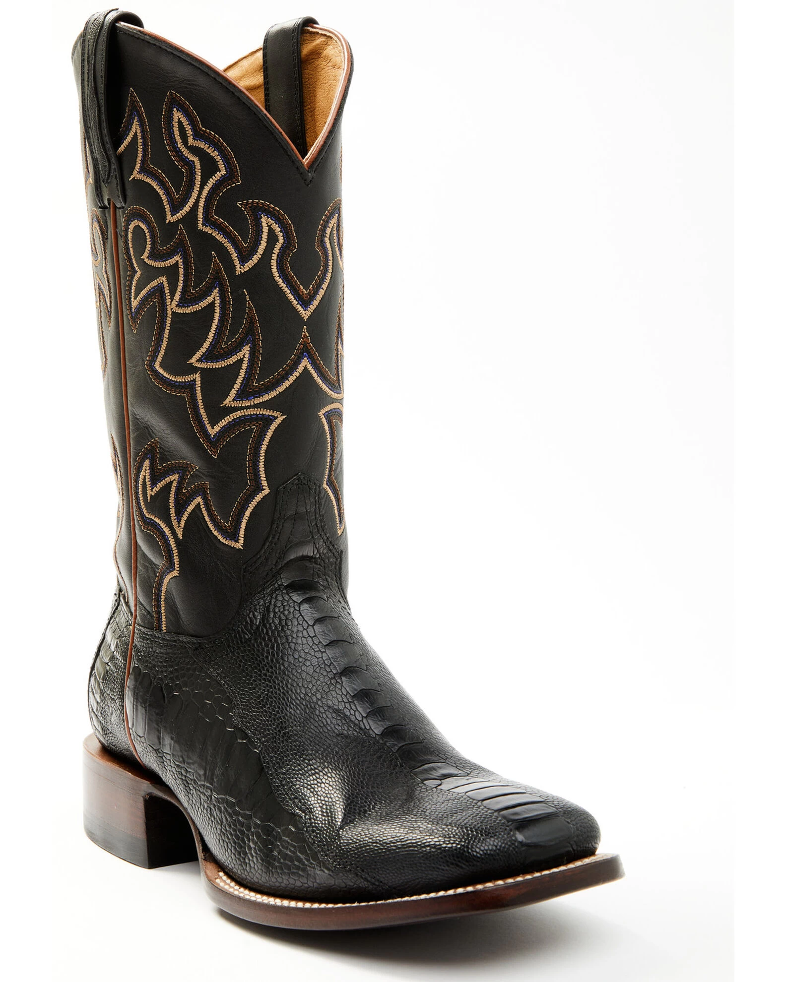 Cody James Men's Exotic Ostrich Leg Western Boots - Broad Square Toe 8 Cody James Men's Exotic Ostrich Leg Western Boots - Broad Square Toe - Image 6