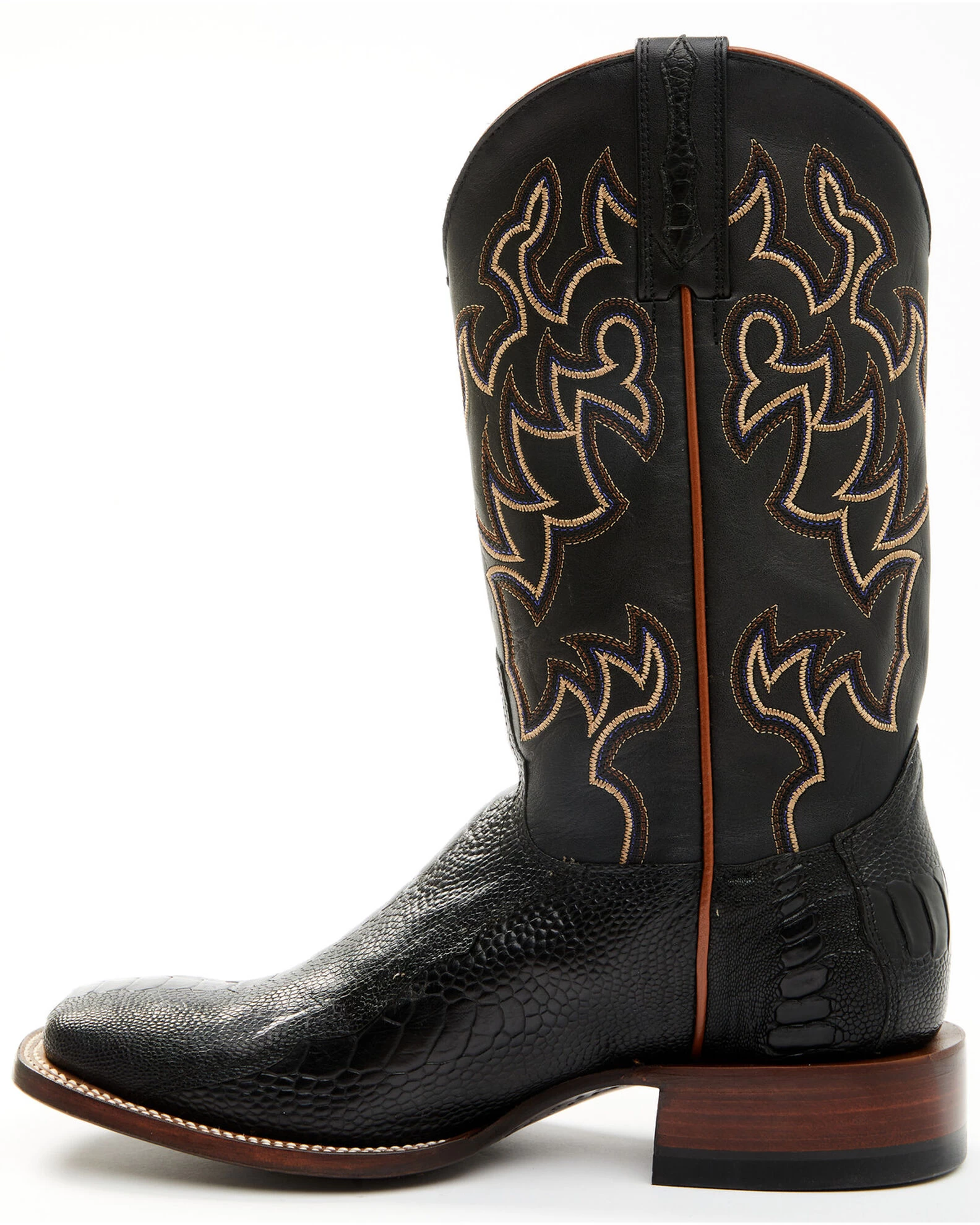 Cody James Men's Exotic Ostrich Leg Western Boots - Broad Square Toe 7 Cody James Men's Exotic Ostrich Leg Western Boots - Broad Square Toe - Image 5