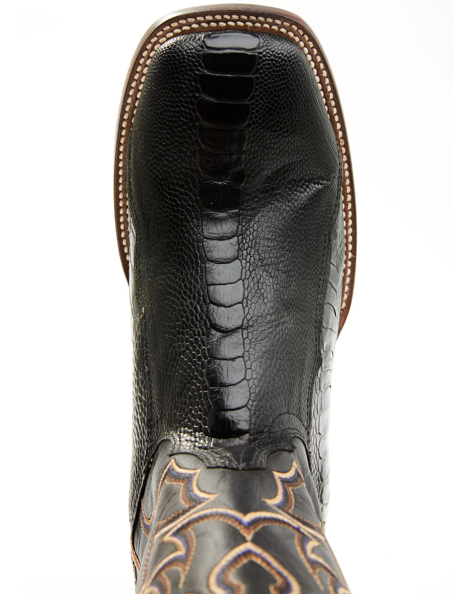 Cody James Men's Exotic Ostrich Leg Western Boots - Broad Square Toe 5 Cody James Men's Exotic Ostrich Leg Western Boots - Broad Square Toe - Image 3