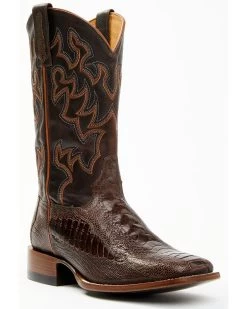 Cody James Men's Antique Cafe Ostrich Leg Exotic Western Boots - Broad Square Toe 12 Cody James Men's Antique Cafe Ostrich Leg Exotic Western Boots - Broad Square Toe -Cody James 2000371853 200 P1