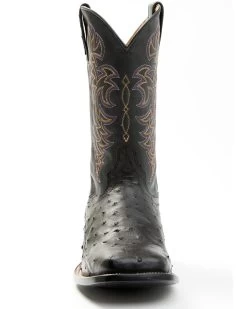 Cody James Men's Exotic Full-Quill Ostrich Western Boots - Broad Square Toe -Cody James 2000371860 001 P4