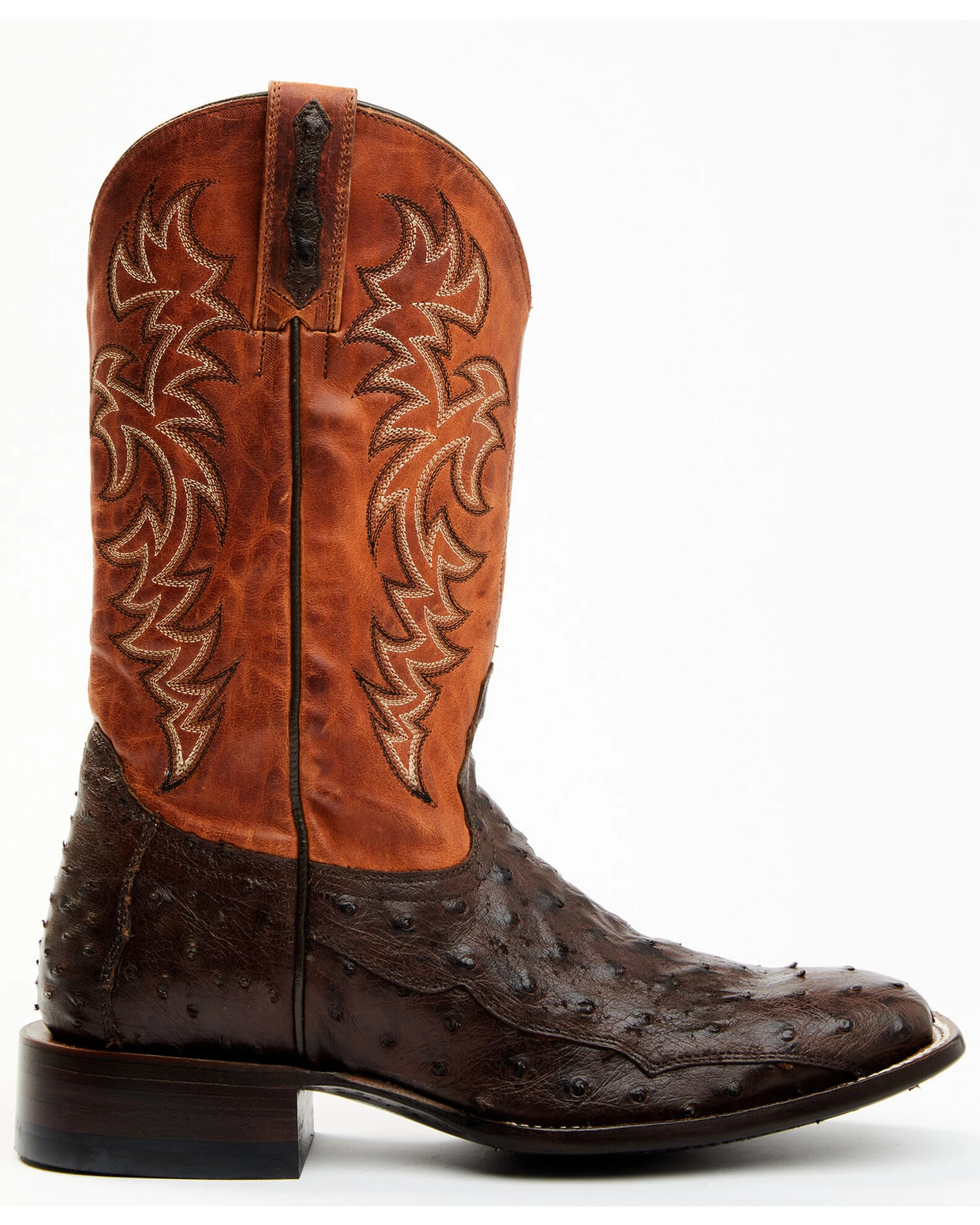 Cody James Men's Sienna Genuine Ostrich Exotic Western Boots - Broad Square Toe 4 Cody James Men's Sienna Genuine Ostrich Exotic Western Boots - Broad Square Toe - Image 2