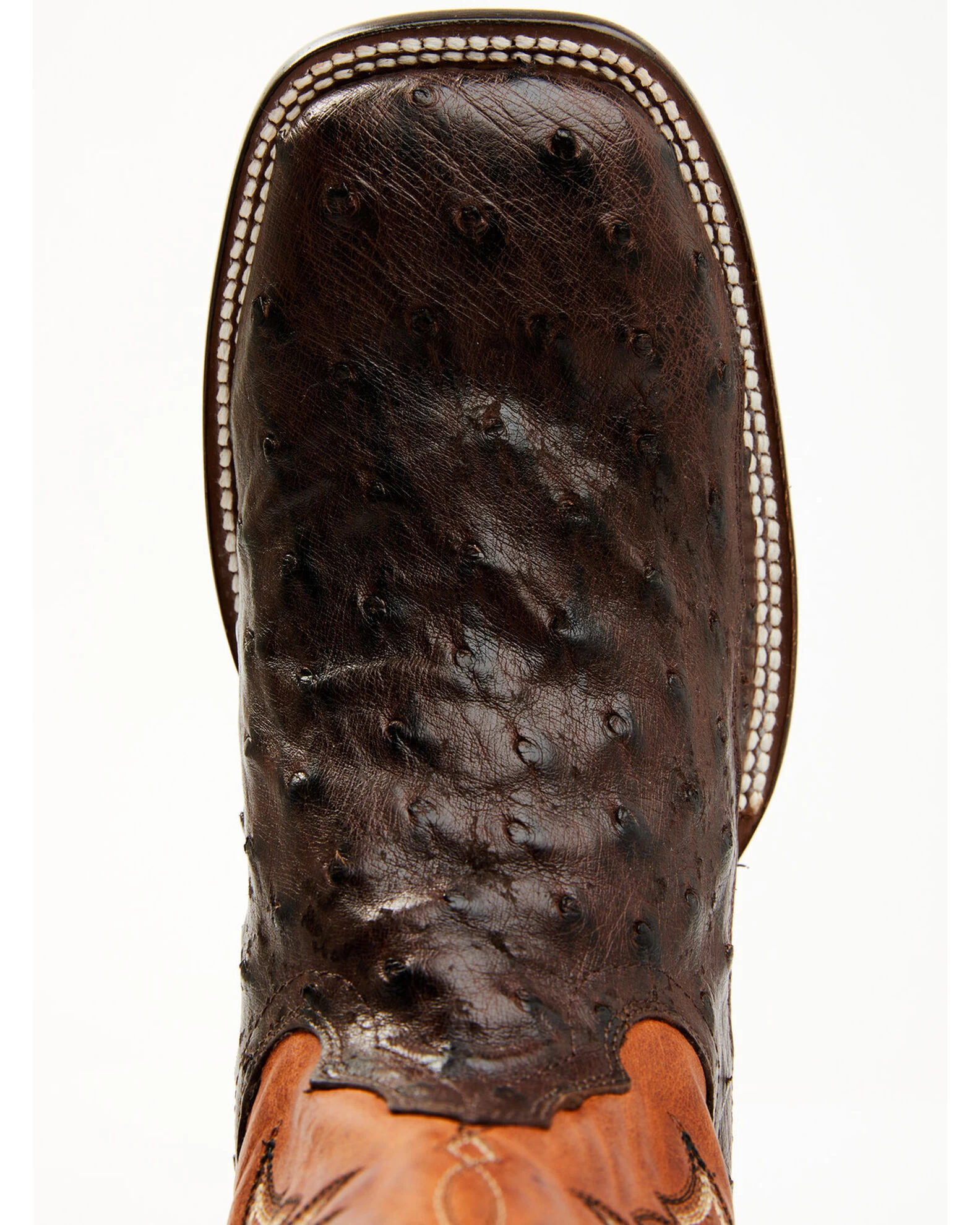 Cody James Men's Sienna Genuine Ostrich Exotic Western Boots - Broad Square Toe 8 Cody James Men's Sienna Genuine Ostrich Exotic Western Boots - Broad Square Toe - Image 6
