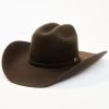 Cody James Men's 5X Chocolate Self Band Cattleman Fur Blend Western Hat 2 Cody James Men's 5X Chocolate Self Band Cattleman Fur Blend Western Hat -Cody James 2000372624 200 P1