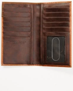 Cody James Men's Longhorn Concho Tooled Leather Rodeo Wallet -Cody James 2000372901 200 P2