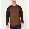 Cody James Men's Camo Color Block Long Sleeve Baseball Work T-Shirt 