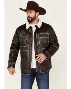 Cody James Men's Carmine Faux Shearling Shacket 8 Cody James Men's Carmine Faux Shearling Shacket -Cody James 2000373950 200 P1