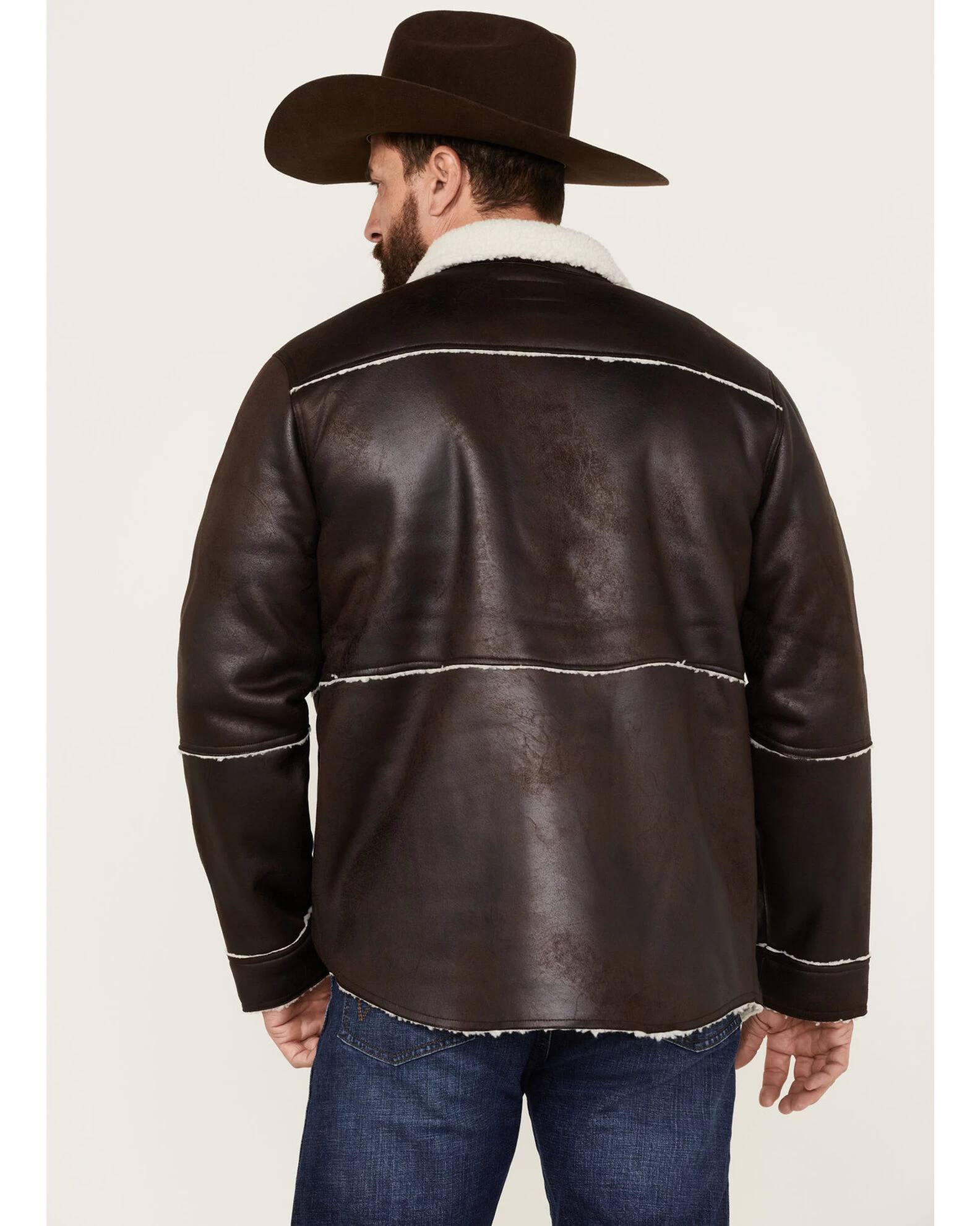 Cody James Men's Carmine Faux Shearling Shacket 3 Cody James Men's Carmine Faux Shearling Shacket