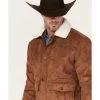 Cody James Men's Edward Faux Suede Sherpa Collar Bomber Jacket 1 Cody James Men's Edward Faux Suede Sherpa Collar Bomber Jacket -Cody James 2000373951 200 P2