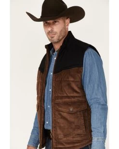 Cody James Men's Waren Corduroy Puffer Vest -Cody James 2000373954 200 P2 1