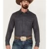 Cody James Southside Satin Stripe Snap Western Shirt 