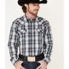 Cody James Men's Trailblazer Large Plaid Snap Western Shirt - Big & Tall  -Cody James 2000374100 400 P1
